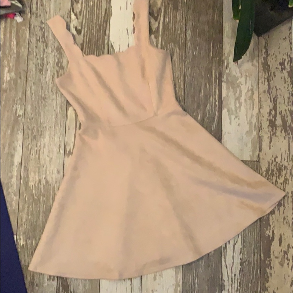 Suede Dress Light Pink